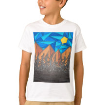 Camisa-T-Boys - Montanhas de Vidro Estreitado