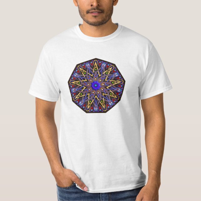 Camiseta Camisa-T BUDDHIST MANDALA (Frente)