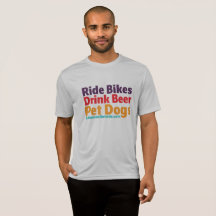 Camisa-T - Cães-Pet-De-Cerveja De Corrida Bikes-Be