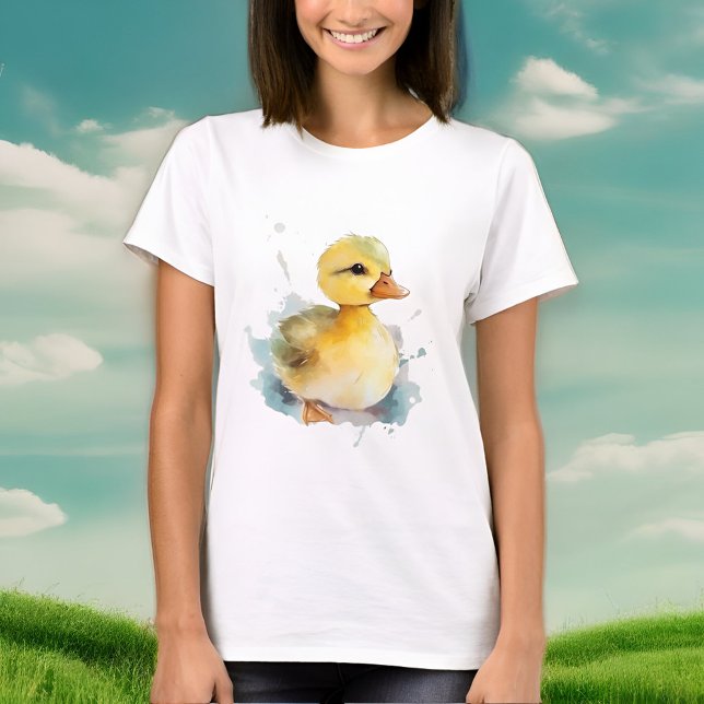 Camiseta Camisa-T-Camisa-d'água-bebê (Radiate joy in our whimsical yellow ducky t-shirt. 🦆 #QuirkyChic )