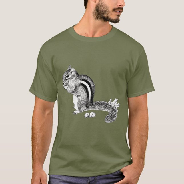 Camiseta Camisa-T-Chipmunk (Frente)