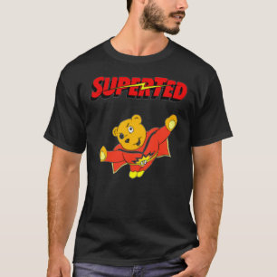Camiseta Camisa-T Clássica de Cartoon Superada