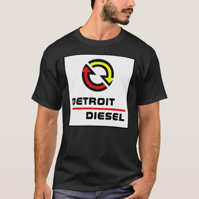 Camiseta Camisa-T Clássica Detroit Diesel (Frente)