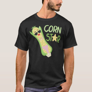 Camiseta Camisa-T Clássica do Corn Star