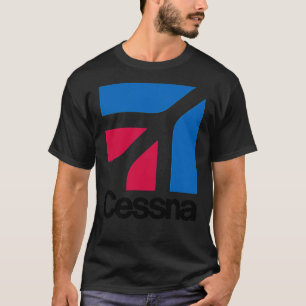 Camiseta Camisa-T clássica do logotipo Cessna