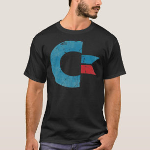 Camiseta Camisa-T Clássica do Logotipo Retroativo do Comodo