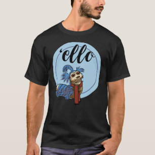 Camiseta Camisa-T Clássica Ello Worm Labirinto