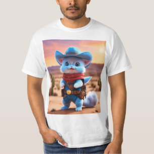Camiseta Camisa-T Colar Cactus Sombrero Sticker - Deserto