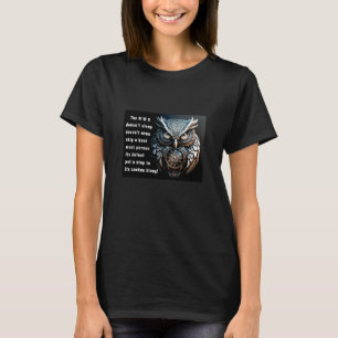 Camiseta Camisa-T Cuckoo Bleep (escuro)