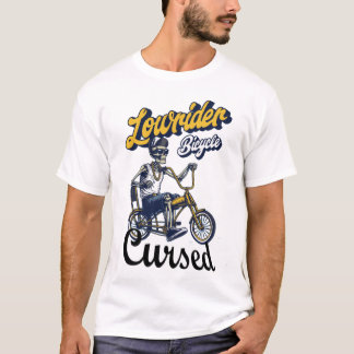 Camiseta Camisa-T Curvada Bicicleta Lowrider - Roupa-Street