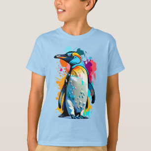 Camiseta Camisa-T Cute Penguin - Camisa-T Imperadora Pengui