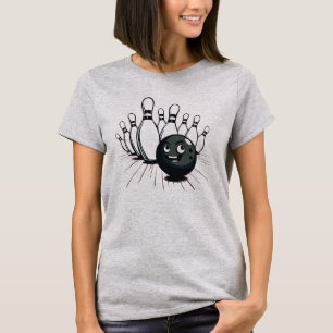 Camiseta Camisa-T da Boliche retrorreflectora - Greve da vi