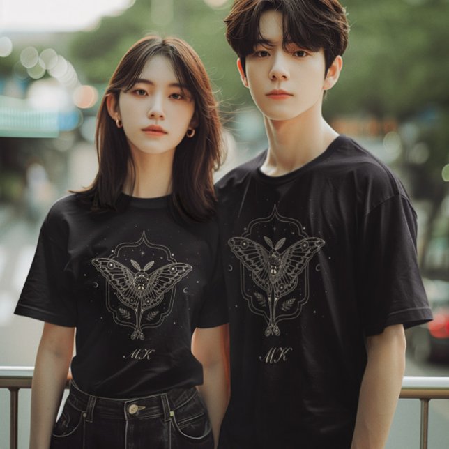 Camiseta Camisa-T da borboleta Celestial (Criador carregado)