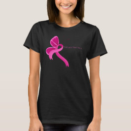 Camiseta Camisa-T da borboleta de consciência rosa-quente