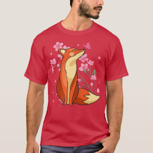 Camiseta Camisa-T da Borboleta-Flor-Flor