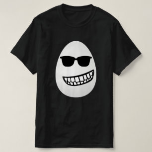 Camiseta Camisa-T Da Cabeça De Ovo