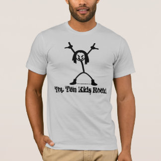 Camiseta Camisa-T da Canvas da Bella Adulta dos Dez Rocker