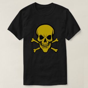 Camiseta Camisa-T Da Caveira De Biorisco