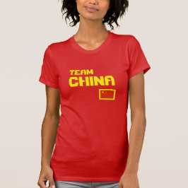 Camiseta Camisa-T da China Equipe