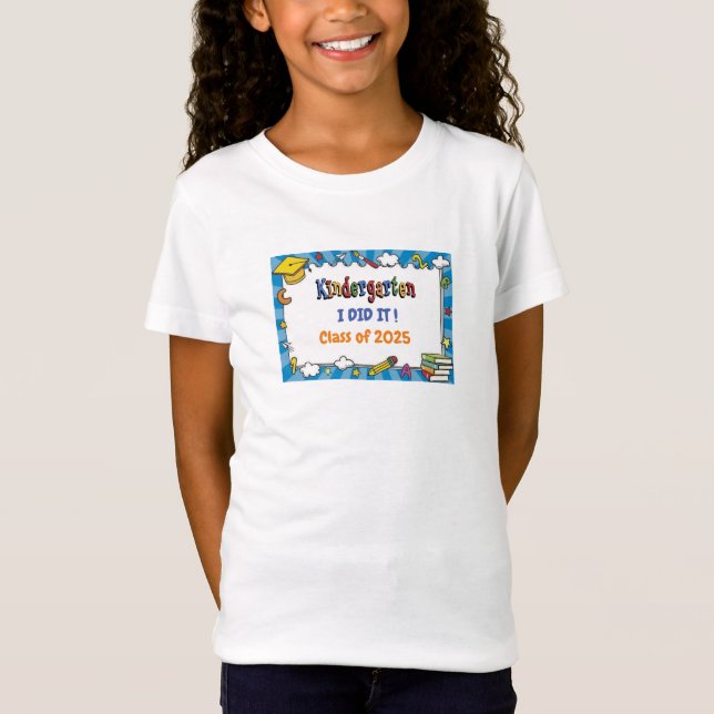 Camiseta Camisa-T da classe 2024 (Frente)