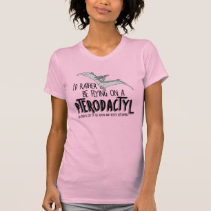 Camiseta Camisa-T da Companhia Aérea de Pterodactil Dinossa