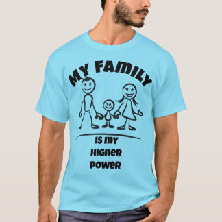 Camiseta Camisa-T da família