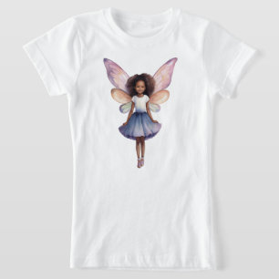 Camiseta Camisa-T da Fantasy Fairy Girl