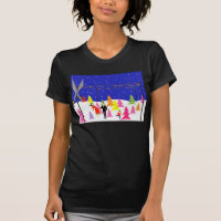 Camisa-T da Fazenda da Árvore de Natal