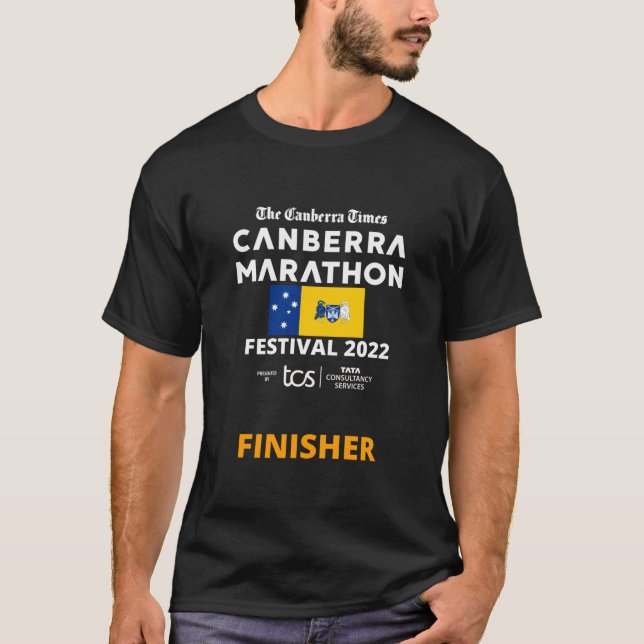 Camiseta Camisa-T da Maratona Canberra 2022 (Frente)