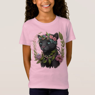 Camiseta Camisa-T da Menina Negra Sassy
