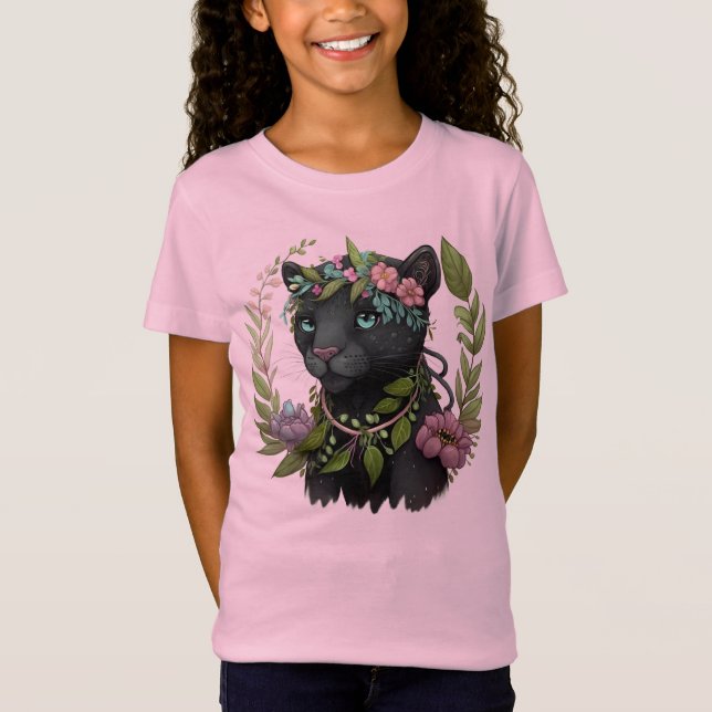 Camiseta Camisa-T da Menina Negra Sassy (Frente)