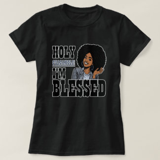 Camiseta Camisa-T da mulher abençoada