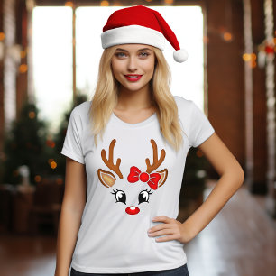 Camiseta Camisa-T da mulher com uma gira