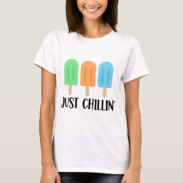 Camiseta Camisa-T da Mulher de Summer Chillin