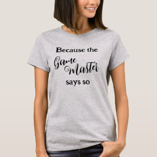 Camiseta Camisa-T da Mulher Mestre Nerdy