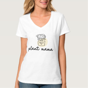 Camiseta Camisa-T da Planta Mama - Amantes de Teias Gráfica