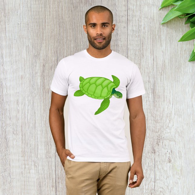 Camiseta Camisa-T da Tartaruga Verde (Criador carregado)