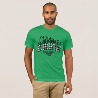 Camisa-T da Tripulação de Natal da Família 2024
