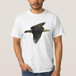 Camiseta Camisa-T da Vida Selvagem da Águia Voadora