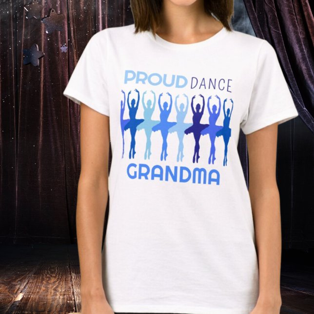 Camiseta Camisa-T da vovó de dança orgulhosa (Criador carregado)