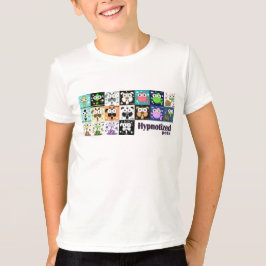 Camiseta Camisa-T das Crianças-Pets Hipnotizadas