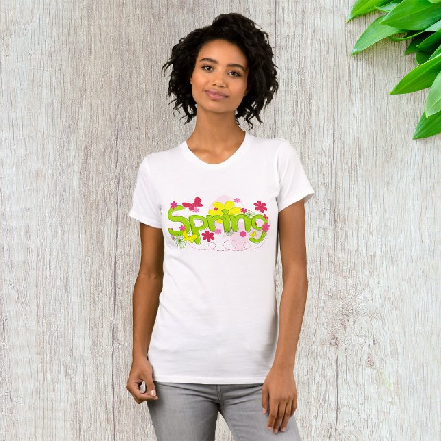 Camiseta Camisa-T das flores da primavera (Criador carregado)