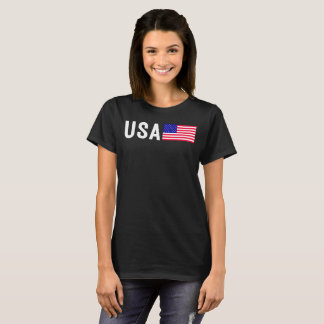 Camiseta Camisa-T das Mulheres do Orgulho dos EUA