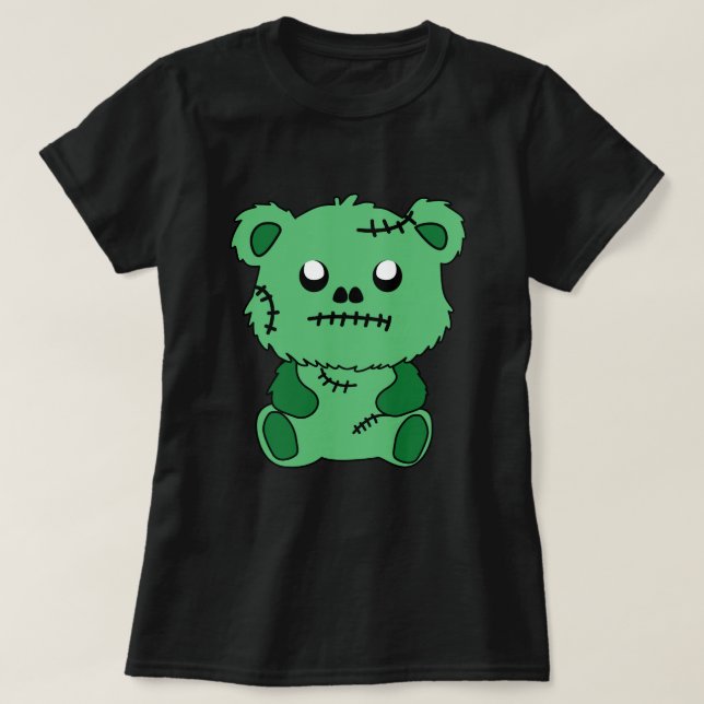 Camiseta Camisa-T das mulheres do Urso-Morto (Frente do Design)