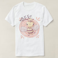 Camisa-T De Abelhas Cutas