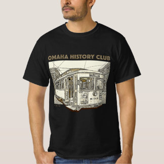 Camiseta Camisa-T de Adultos do Clube de História de Omaha