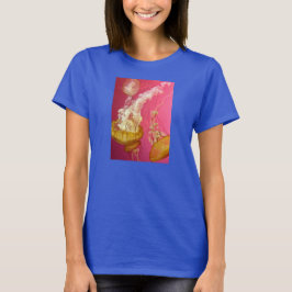 Camiseta Camisa-T de água-viva