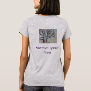 Camiseta Camisa-T de algodão de Primavera abstrato