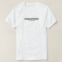 Camiseta Camisa-T de áudio não dominada - Estilo de falha c