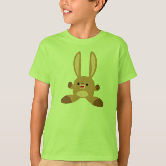 Camiseta Camisa-T de Banda-de-Cartoon Bonita